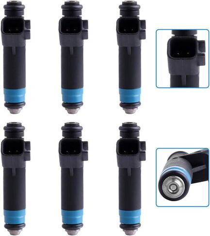 Injectors,cciyu 4 Hole Fuel Injectors Set fit for,2005 2006 2007 for Dodge Grand Caravan Compatible with 04861238AC Injector,6 Pieces in Saudi Arabia