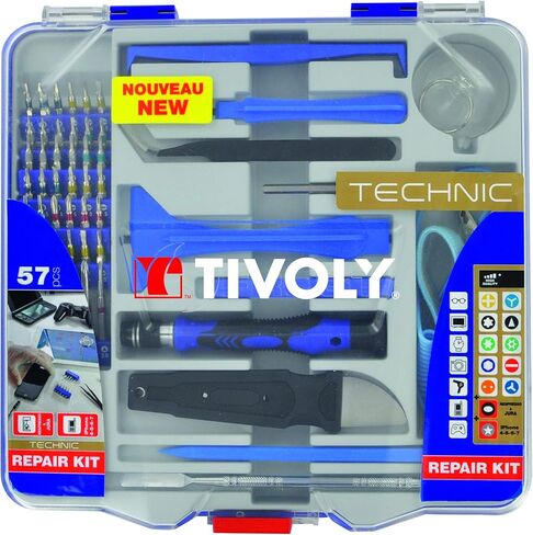 Smartphone & Tablet Repair Kit - 32 Pieces - Bit Holder + Precision Bits + Extension + Screen Suction Cup + Removal Accessories in Saudi Arabia