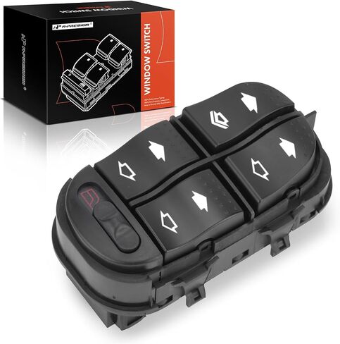 A-Premium Master Power Window Switch Compatible with Ford Focus 2000-2007, fit 4 Door Only, Front Left Driver Side, Replace# 7S4Z14529A in Saudi Arabia