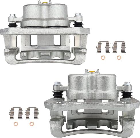 IRONTEK 19B3344+19B3345 Front Brake Caliper Passenger & Driver Side Caliper Assembly Fit 2007-2012 for Hyundai Veracruz in Saudi Arabia