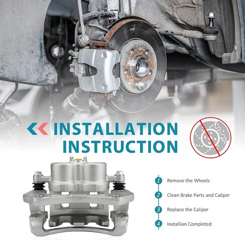 Irontek 19B3344+19B3345 فرامل فرامل فرامل الفرجار وتجميع الفرجار الجانبي FIT 2007-2012 لـ Hyundai Veracruz in Saudi Arabia
