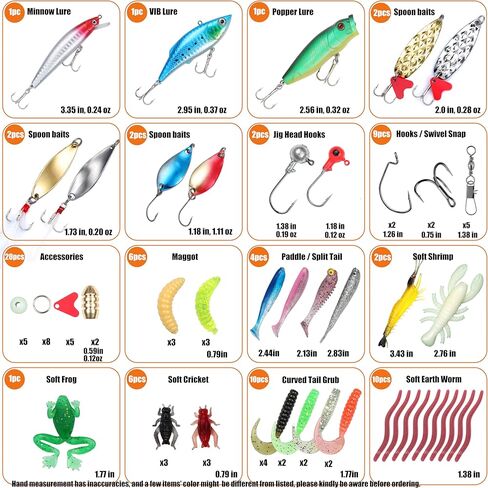 𝗘𝗫𝗔𝗨𝗥𝗔𝗙𝗘𝗟𝗜𝗦 مجموعة أدوات الصيد أدوات الصيد 147pcs معالجة مربع مينو crankbait spinnerbaits vib hooks hooks paddle swimbaits jigs ، ووزن إكسسوارات إغراء صيد الأسماك هدايا الصيد in Kuwait