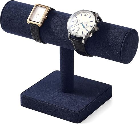 ORILLV Microfiber BAR BARELET Organizer Display Display Professional Jewelry Bracelet للبيع (الأزرق ، الألياف الدقيقة) in Saudi Arabia