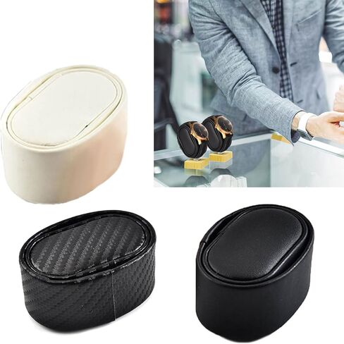 NUEAYMS Leather Small Bracelet Watch Pillow Bracelet Watch Display Stand Automatic Watch Winder Pillow Cushion Easy to Use in Kuwait