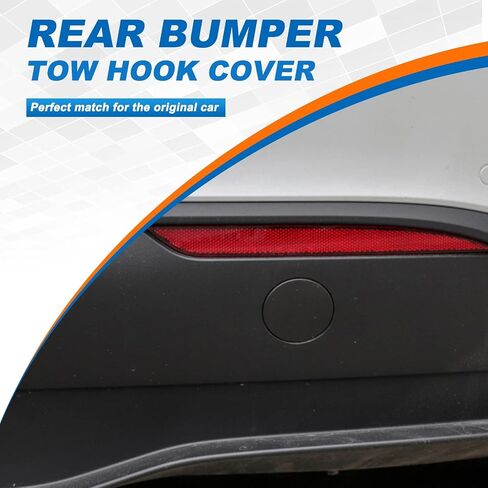 Rear Bumper Tow Hook Cover Towing Eye Cap Fit for Tesla Model Y 2020 2021 2022 1494426-00-A 149442600A in Saudi Arabia