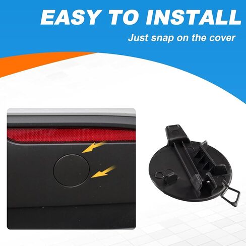 Rear Bumper Tow Hook Cover Towing Eye Cap Fit for Tesla Model Y 2020 2021 2022 1494426-00-A 149442600A in Saudi Arabia