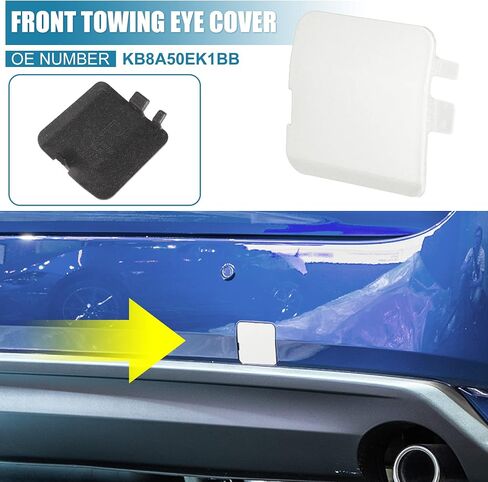 X AutoHaux Car الجانب الأيمن من الصمام الخلفي خطاف السحب غطاء القطر قبعة العين للمازدا CX-5 2017 2018 2019 2020 2021 KB8A50EK1BB CAP SILVER in Saudi Arabia