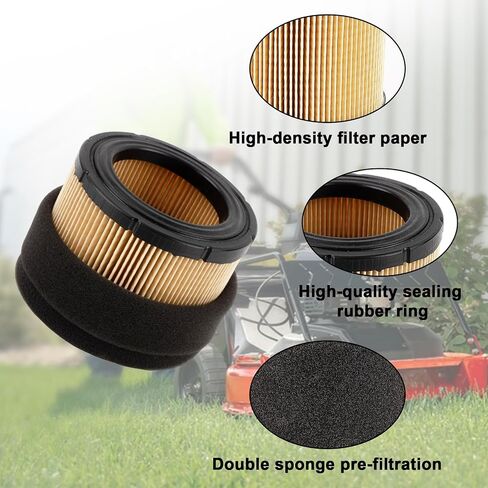 11029-0032 مرشح الهواء لـ Kawasaki FJ180V Engine 11029-0019 11029-7023 11029 0032 Air-Filter & Pre-Filter Mown Accessories (2 Pack） in Saudi Arabia