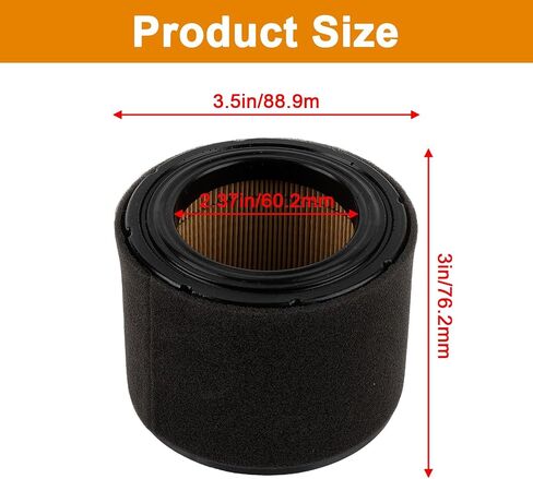 11029-0032 مرشح الهواء لـ Kawasaki FJ180V Engine 11029-0019 11029-7023 11029 0032 Air-Filter & Pre-Filter Mown Accessories (2 Pack） in Saudi Arabia