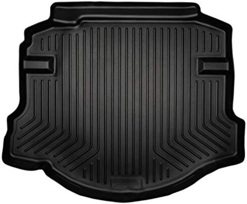 Husky Liners WeatherBeater Trunk Liner | يناسب 2012-2015 شيفروليه كامارو كوبيه | 1 -PC Black - 42061 in Saudi Arabia
