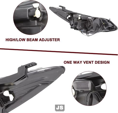 JSBOYAT Fits for 2016-2019 Chevy Cruze Headlight Assembly Replacement Halogen Non-Projector Factory Headlamp OE Style Front Lamp Left Driver Side in Kuwait