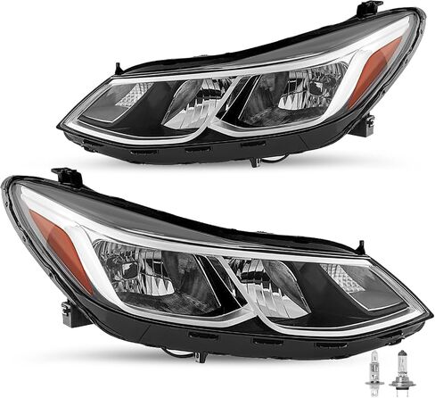 JSBOYAT Fits for 2016-2019 Chevy Cruze Headlight Assembly Replacement Halogen Non-Projector Factory Headlamp OE Style Front Lamp Left Driver Side in Kuwait