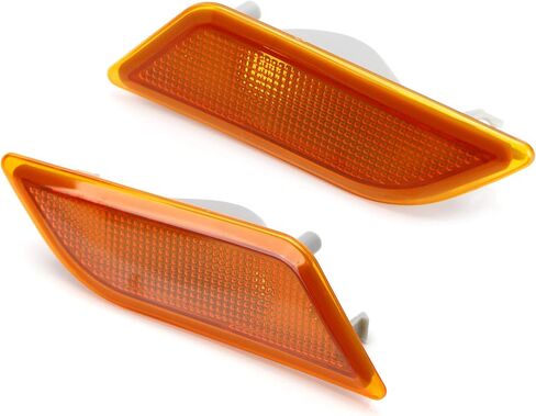 iJDMTOY OEM-Spec Amber Lens Front Bumper Side Marker Lamp Housings Compatible With 2012-2014 Mercedes W204 LCI C250 C300 C350 C-Class in Saudi Arabia