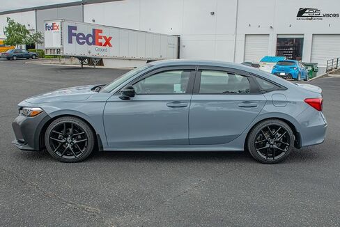 بديل لـ EOS Valsors لعام 2022 هوندا Civic JDM Mugen Tape-on Style Smoke Smoat Side Side Side Windows Guard DWV-V235 in Saudi Arabia