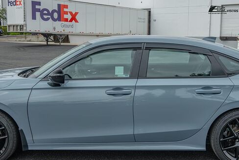 بديل لـ EOS Valsors لعام 2022 هوندا Civic JDM Mugen Tape-on Style Smoke Smoat Side Side Side Windows Guard DWV-V235 in Saudi Arabia