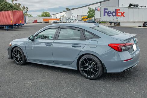 بديل لـ EOS Valsors لعام 2022 هوندا Civic JDM Mugen Tape-on Style Smoke Smoat Side Side Side Windows Guard DWV-V235 in Saudi Arabia