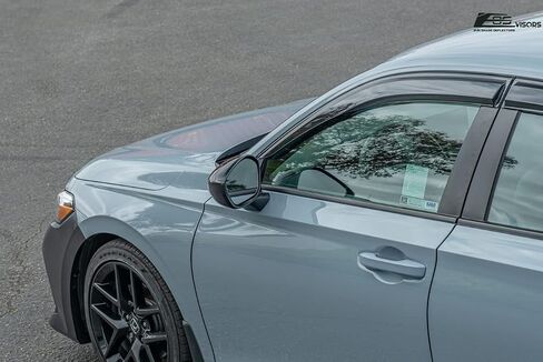 بديل لـ EOS Valsors لعام 2022 هوندا Civic JDM Mugen Tape-on Style Smoke Smoat Side Side Side Windows Guard DWV-V235 in Saudi Arabia
