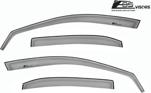 يناسب كل 2007-2011 تويوتا كامري | EOS Visors JDM على طراز القنوات على الطراز الدخان الملونت الجانبية المنحرفات حراس المطر in Saudi Arabia