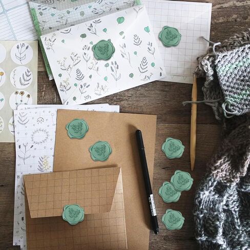 CHGCRAFT 50Pcs Cherry Blossoms Seal Stickers Envelope Seal Stickers Wedding Invitation Envelope Seals Self Adhesive Stickers for Party Invitation Wrapping, Pink,1.18inch in Kuwait