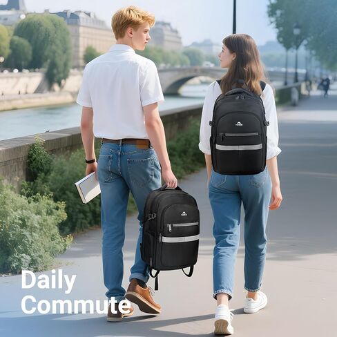 Matein Travel Laptop Backpack مع مقصورة الأحذية قابلة للفصل ، حقيبة ظهر كلية مكافحة السرقة 15.6 بوصة مع حامل الكأس ، حقيبة كمبيوتر مقاومة للماء مع ميناء USB وجيب معزول للرجال نساء in Kuwait