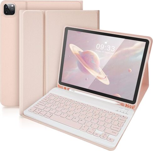 SOPPY Keyboard Case with Mouse for iPad Air 11-inch (M3 2025 / M2 2024) & Air 5th/4th Gen & iPad Pro 11 inch (1st/2nd/3rd/4th Gen), Detachable Bluetooth Keyboard Cover, Rechargeable, Dark Green in Saudi Arabia
