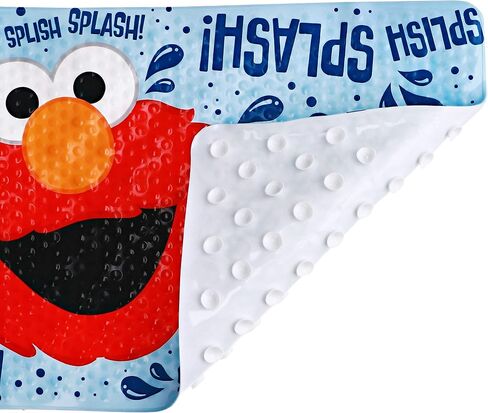 Ginsey Color Changing Bath Mat, Sesame Street Elmo, 15" X 27" in Saudi Arabia