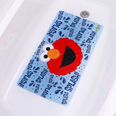 Ginsey Color Changing Bath Mat, Sesame Street Elmo, 15" X 27" in Saudi Arabia