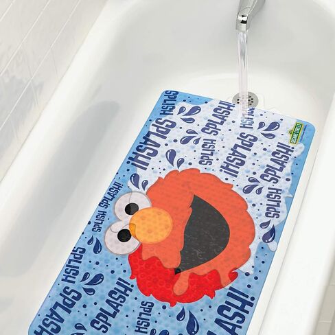 Ginsey Color Changing Bath Mat, Sesame Street Elmo, 15" X 27" in Saudi Arabia
