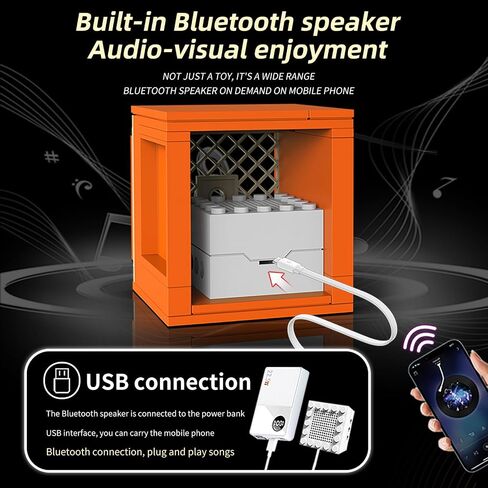 مجموعة المباني التفاعلية للموسيقى الجيتار لمحبي الموسيقى ، لعبة غيتار DIY متوافقة مع LEGO ， reverb Amplifier و Authentic Accessories ، طريقة مثالية لتقديم الهدايا. in Kuwait