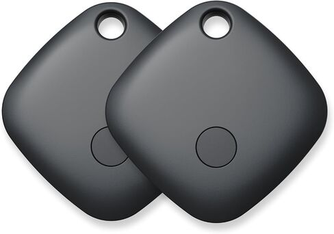 Mate Tags-1 Pack, Key Finder, Bluetooth Luggage Tracker Works with Apple Find My APP (iOS Only, Not for Android), Item Locator for Wallet, Backpack, Suitcases, Replaceable Battery (Black) in Saudi Arabia