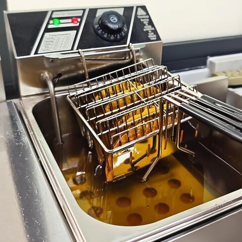 Taco Fryer Basket, Deep Fryer Taco Holder Basket V-Shaped Taco Shell Mold Taco Shell Fryer for Burritos and Tortillas, Holds 8 Shells in Kuwait