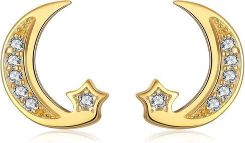 S925 Sterling Silver Cubic Zirconia Stud Earrings for Women Mom Sister Friend Jewelry in Kuwait