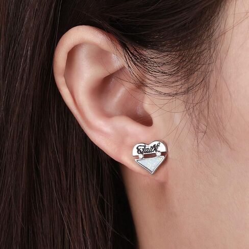 S925 Sterling Silver Cubic Zirconia Stud Earrings for Women Mom Sister Friend Jewelry in Kuwait