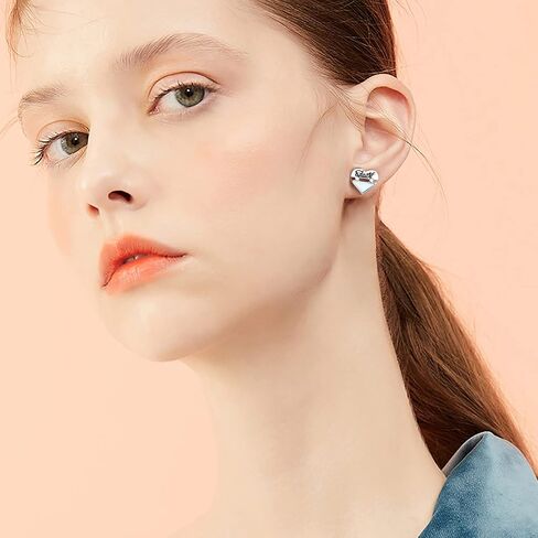 S925 Sterling Silver Cubic Zirconia Stud Earrings for Women Mom Sister Friend Jewelry in Kuwait
