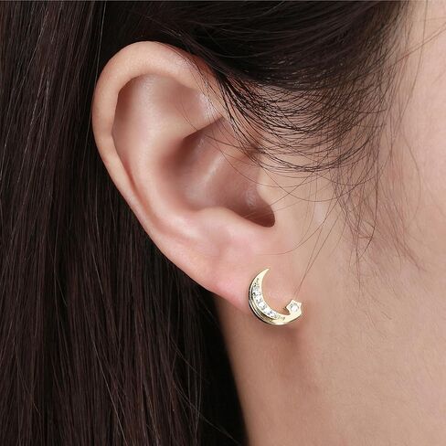 S925 Sterling Silver Cubic Zirconia Stud Earrings for Women Mom Sister Friend Jewelry in Kuwait