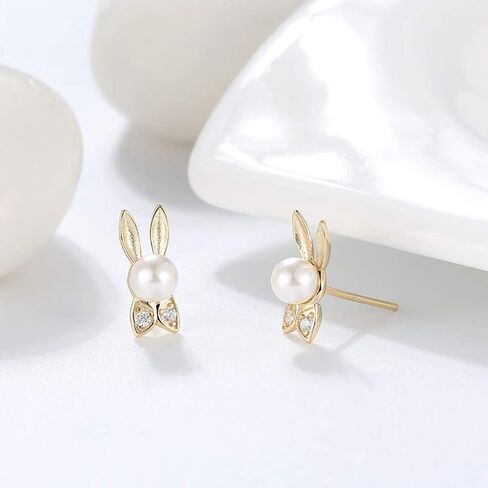 S925 Sterling Silver Cubic Zirconia Stud Earrings for Women Mom Sister Friend Jewelry in Kuwait