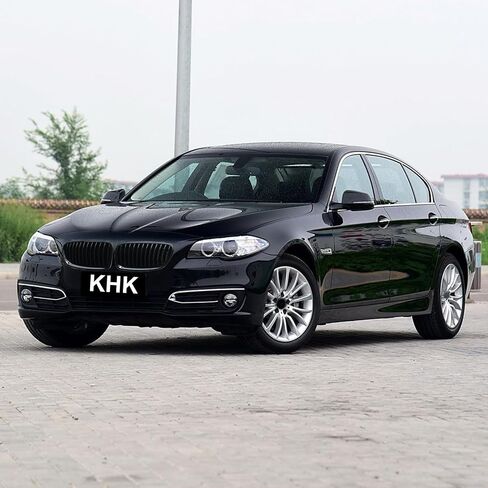 شواية KHK الأمامية متوافقة مع BMW 5 Series F10 F11 F18 Sedan 2010-2016 520i 528i 535d 535i 550i 520i ، Gloss Black ABS Automotive Replace Slat Slat Grille Grille Grille in Kuwait