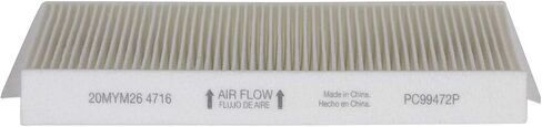 Pureflow Cabin Air Filter PC99472X | Fits 2016 Volvo S60 Cross Country, 2016-13 XC70, 2016-12 S60, 2015-13 XC70 in Saudi Arabia