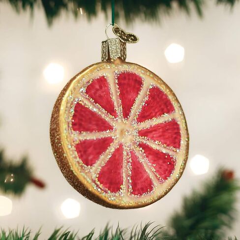 Old World Christmas Ornaments: Fruit Selection Glass Blown Ornaments for Christmas Tree, Basket of Blueberries, 2¾" (28102) in Saudi Arabia