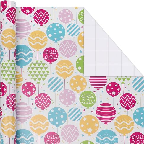 Wrap Storm Premium Gift Paper - 3 Mini Rolls 17 "× 120" - تصميم هندسي ذهبي وأبيض لعيد الميلاد ، عيد ميلاد ، حفل زفاف وجميع المناسبات in Saudi Arabia