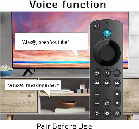 استبدال Samsung TV Remote لأجهزة التلفزيون الذكية (طرز 2025-2018) مع التحكم الصوتي - متوافق مع تلفزيون Frame و QLED و UHD والمزيد | Universal Samsung التحكم عن بعد in Kuwait