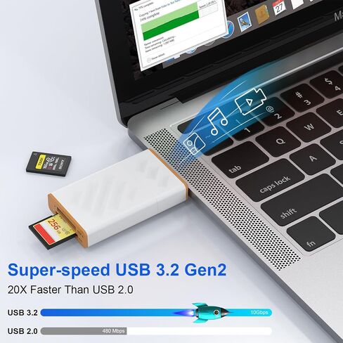 CFexpress Type B Card Reader - USB C 10Gbps CF Express Card Reader Digital Camera Transfer to Phone Adapter for Windows/MacOs System Portable Cfexpress Type B Reader(Not for XQD and Type-A Card) in Saudi Arabia