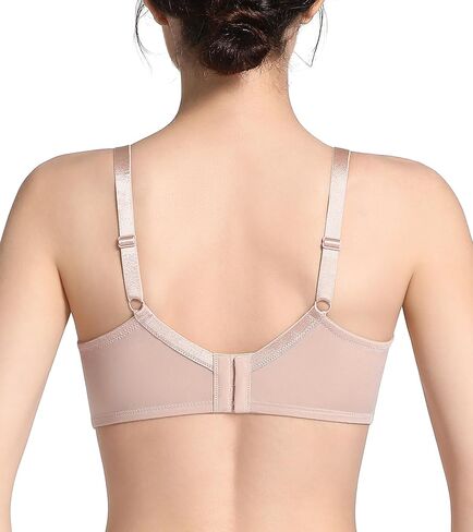 Lemorosy Women's Full Coverage Underwire Lace Unlined Minimizer Bra for Heavy Breast in Kuwait