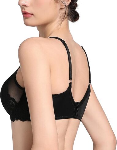 التغطية الكاملة للسيدات الكامل للسيدات من الدانتيل غير المبطن للثدي الثقيل in Kuwait