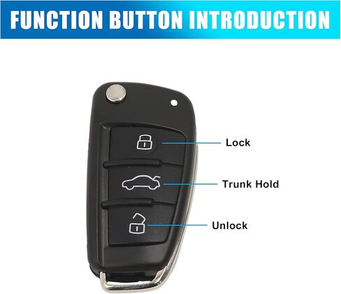 UXCELL NEW 3 أزرار استبدال مفتاح FOB مفتاح FOB REMOTE FOB لـ Audi A3 A4 A6 Q7 TT in Saudi Arabia