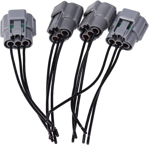 4PCS Coil Coil Coil Pack Pack Wiring Harness Presention for Nissan Altima 2007-2015 ، for Sentra 2000-2012 application j48817102 ، J-48817-102،645-787 in Saudi Arabia