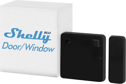 Shelly Blu Door/Window White | Smart Bluetooth Operated Sensor for Home Security & Custom Activation Scenes | Home Automation | Email & App Alerts Notification | Alexa & Google Home Compatibility in Saudi Arabia