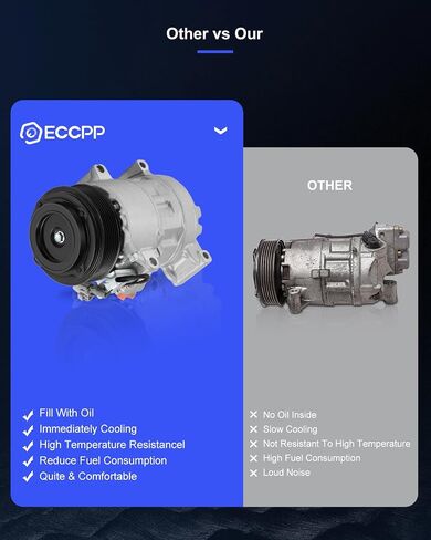 ضاغط التيار المتردد ECCPP 2006 مناسب لكزس RX330 3.3L 2007-2009 مناسب لضاغط التيار المتردد لكزس RX350 3.5L مع القابض in Saudi Arabia