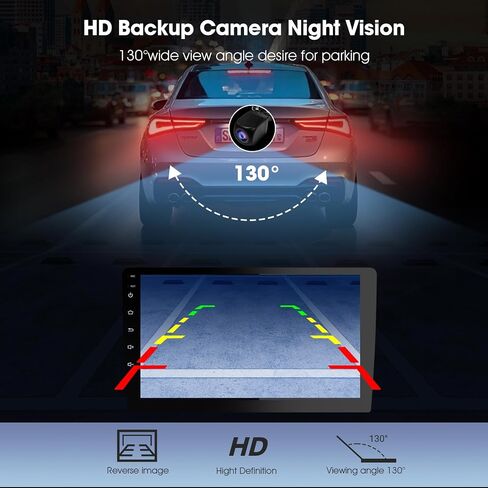 Haudio 10.1 Inch Cars Radio with Apple Carplay and Android Auto, 2 Din Car Stereo with HD Backup Camera, GPS Navigation, Bluetooth, Voice Control, Mirror Link, FM/AM/AUX for All Vehicles(4+64GB) in Saudi Arabia