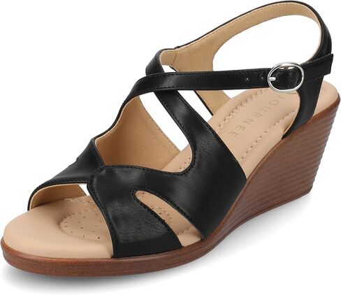 Journee Women’s v.2 Wedge Wedge Heeled Sandal in Kuwait